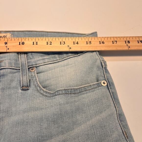Madewell 9" Mid-Rise Skinny Crop Jeans in Coolmax® Denim Edition Size 30 - Picture 12 of 14
